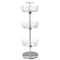 Household Essentials 38" Silver 3-Tier Revolving Shoe Tree
